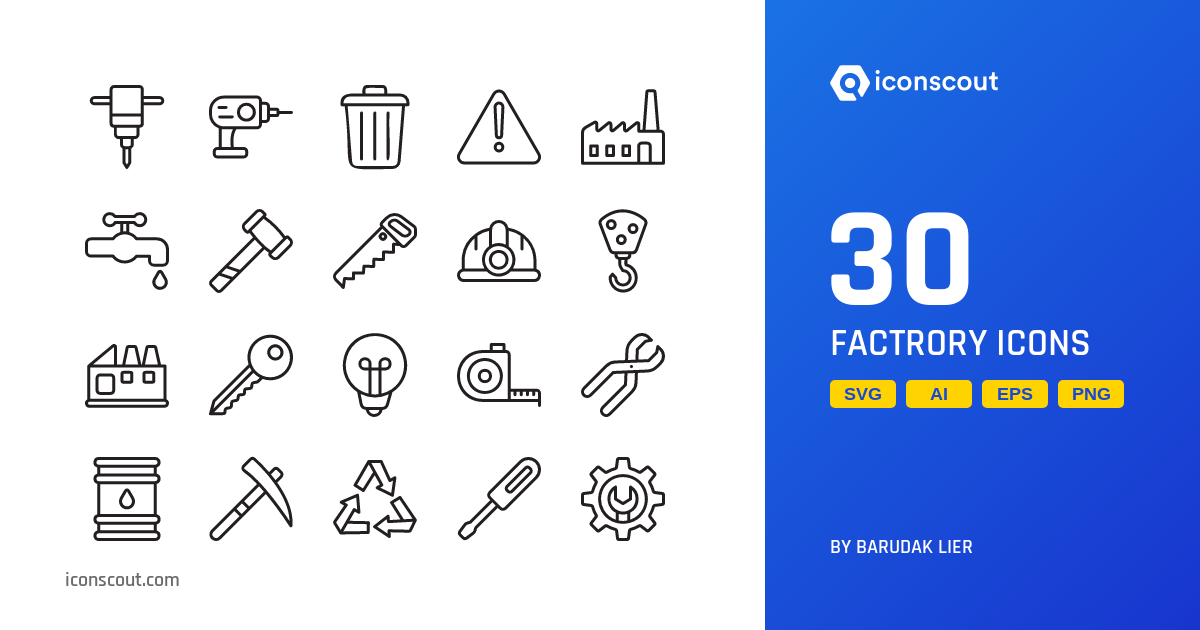 Download Factrory Icon pack Available in SVG, PNG & Icon Fonts