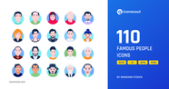 Download Famous People Icon Pack Available In SVG PNG Icon Fonts