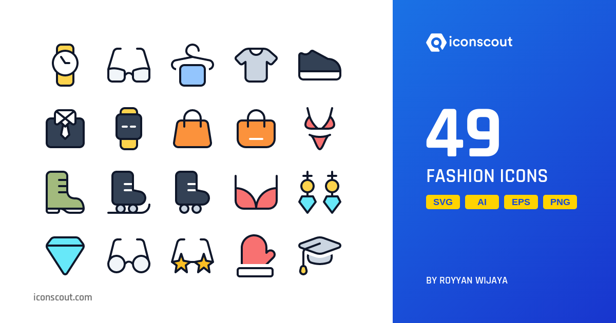 Download Fashion Icon pack Available in SVG, PNG & Icon Fonts