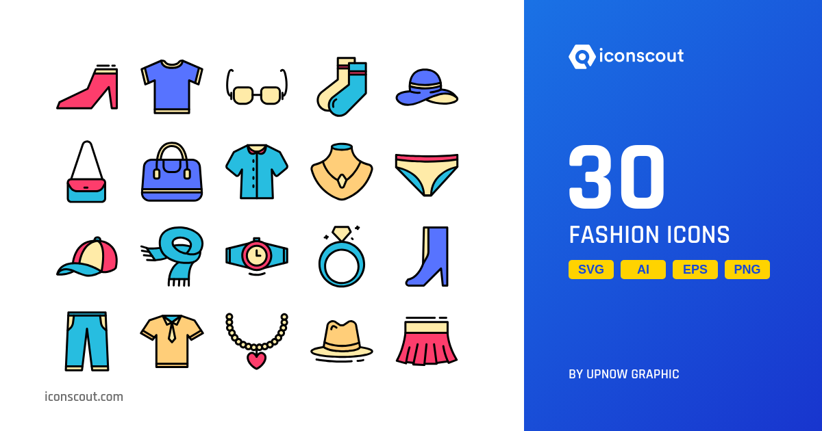 Download Fashion Icon pack Available in SVG, PNG & Icon Fonts