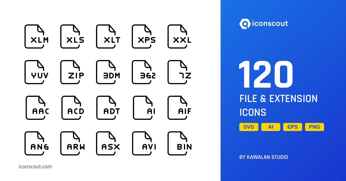 Download File & Extension Icon pack Available in SVG, PNG & Icon Fonts
