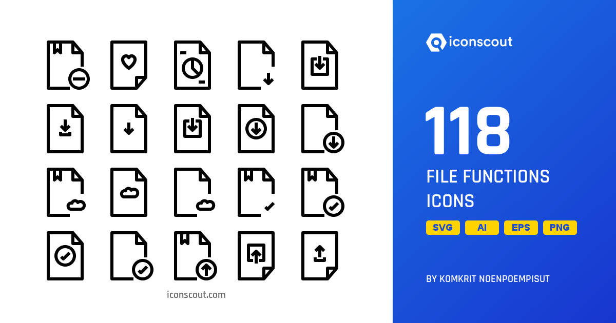 Download File Functions Icon pack Available in SVG, PNG & Icon Fonts