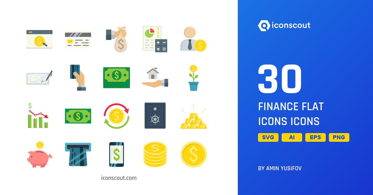 Finance Flat Icons Icon Pack - 30 Free Download Business Icons | IconScout