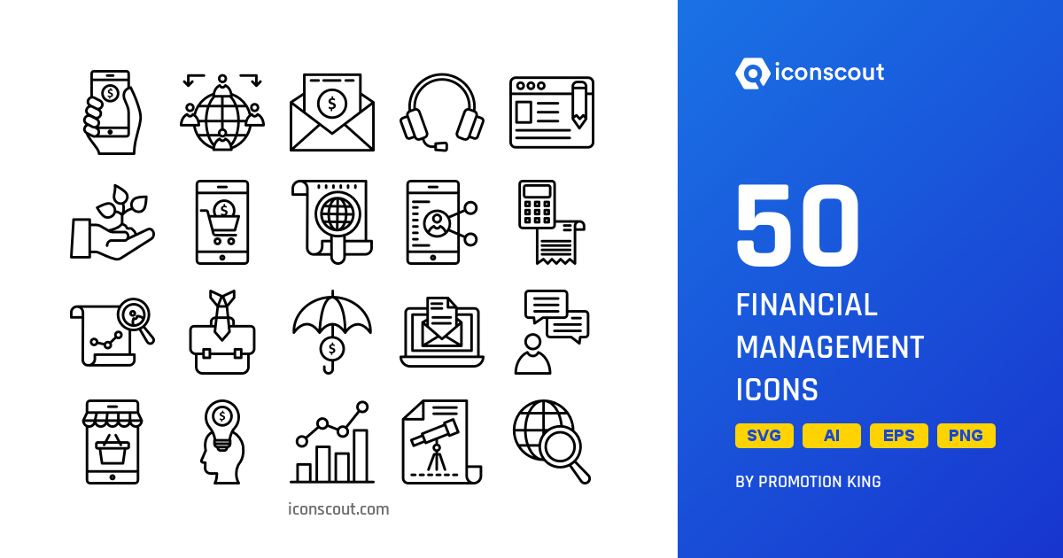 Financial Management Icon Pack - 50 Free Download Business Icons 