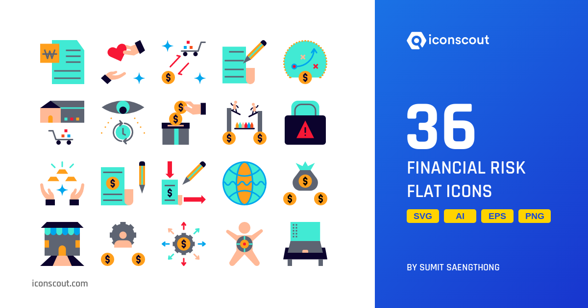 Download Financial Risk Icon pack Available in SVG, PNG & Icon Fonts