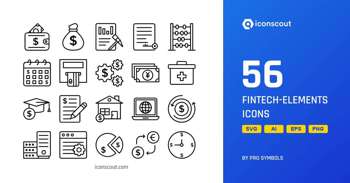 Download Fintech-elements Icon pack Available in SVG, PNG & Icon Fonts