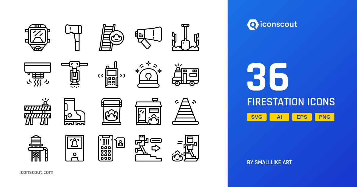 Download FireStation Icon pack Available in SVG, PNG & Icon Fonts