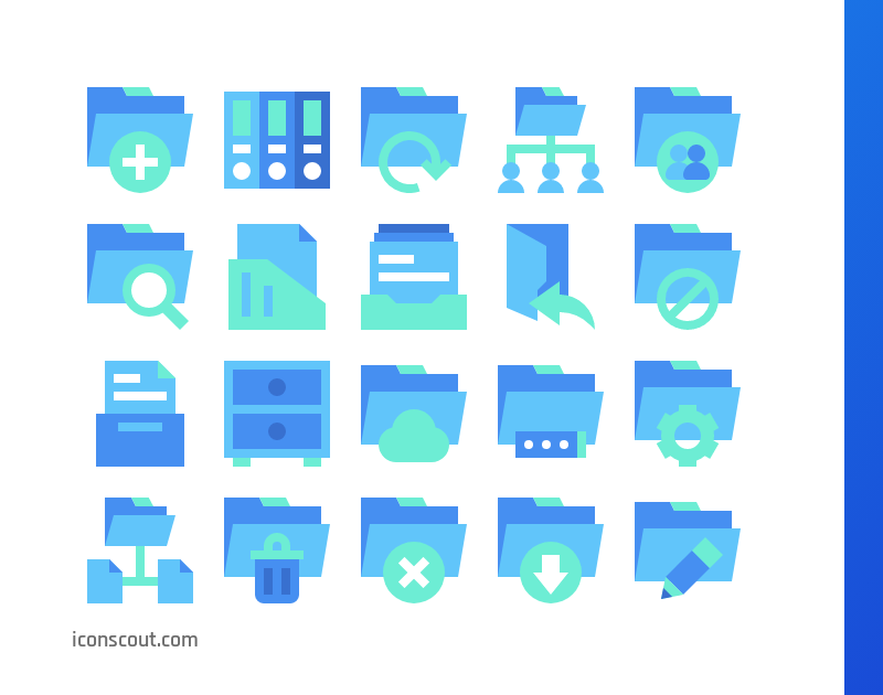 Folder Icon Pack - 40 Free Download Files & Folders Icons | IconScout