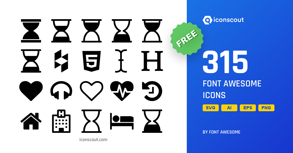 Download Font Awesome Icon pack Available in SVG, PNG & Icon fonts