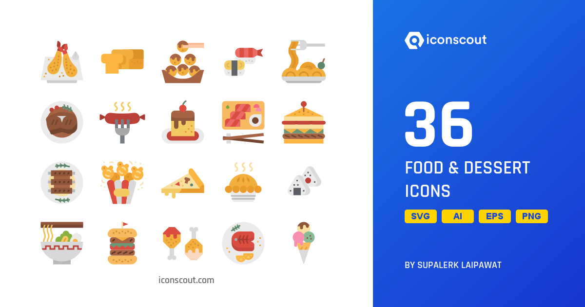 Download Food & Dessert Icon pack Available in SVG, PNG & Icon fonts