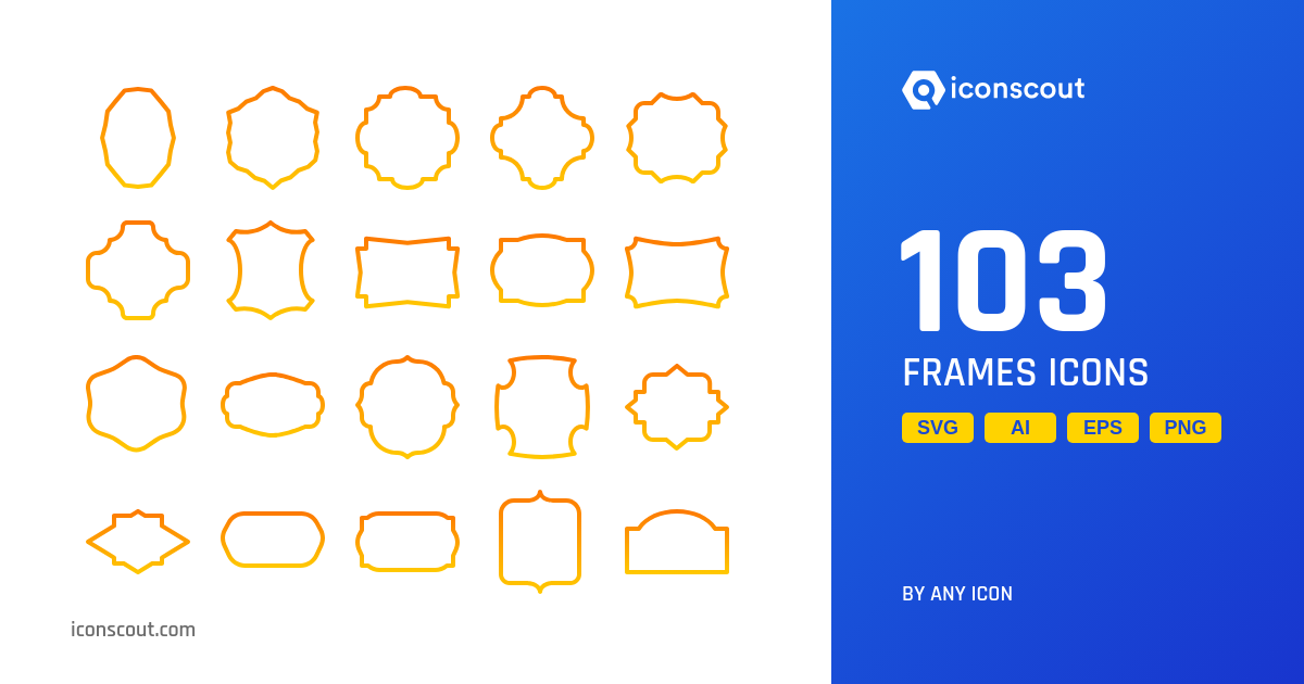 Download Frames Icon pack Available in SVG, PNG & Icon Fonts