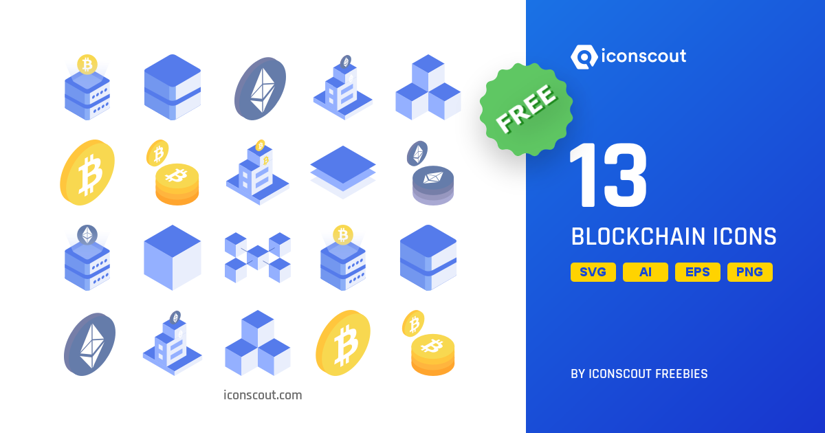 Download Blockchain Icon pack Available in SVG, PNG & Icon Fonts