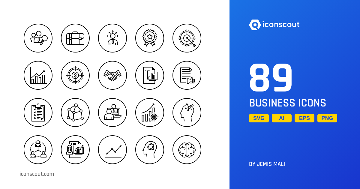 Free Business Icon Pack - 89 Free Download Business Icons | IconScout