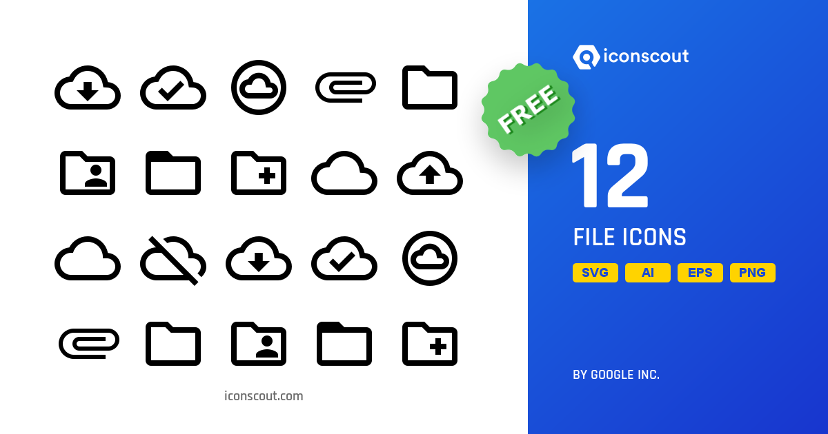 Free File Icon Pack - 12 Free Download User Interface Icons | IconScout