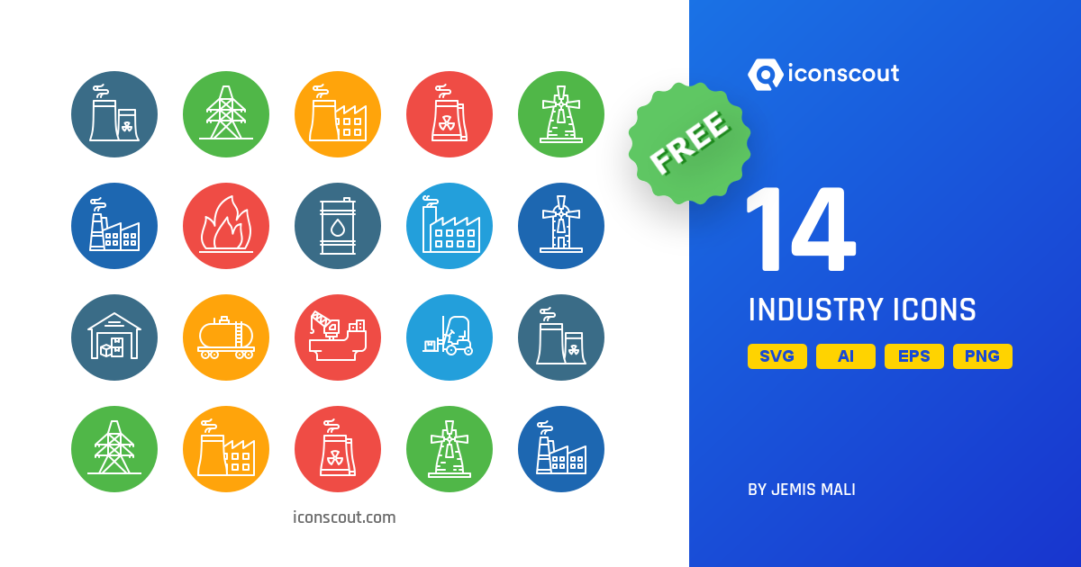 Free Industry Icon Pack - 14 Free Download Buildings Icons | IconScout