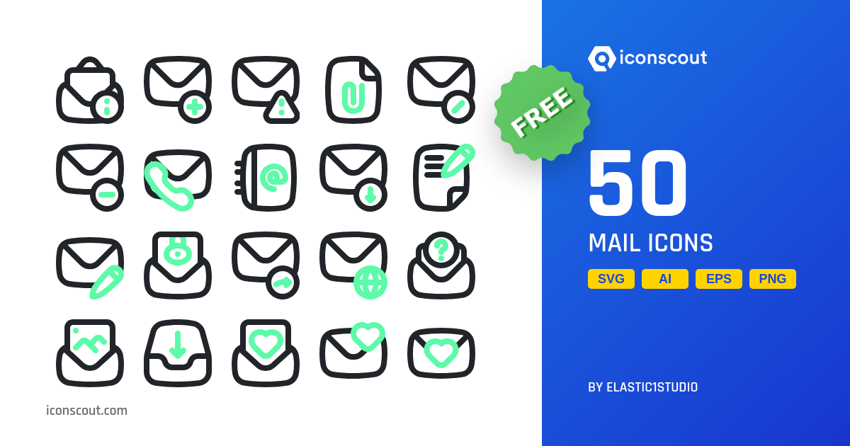 Free Mail Icon Pack - 50 Seo & Web Dual Tone Icons | IconScout