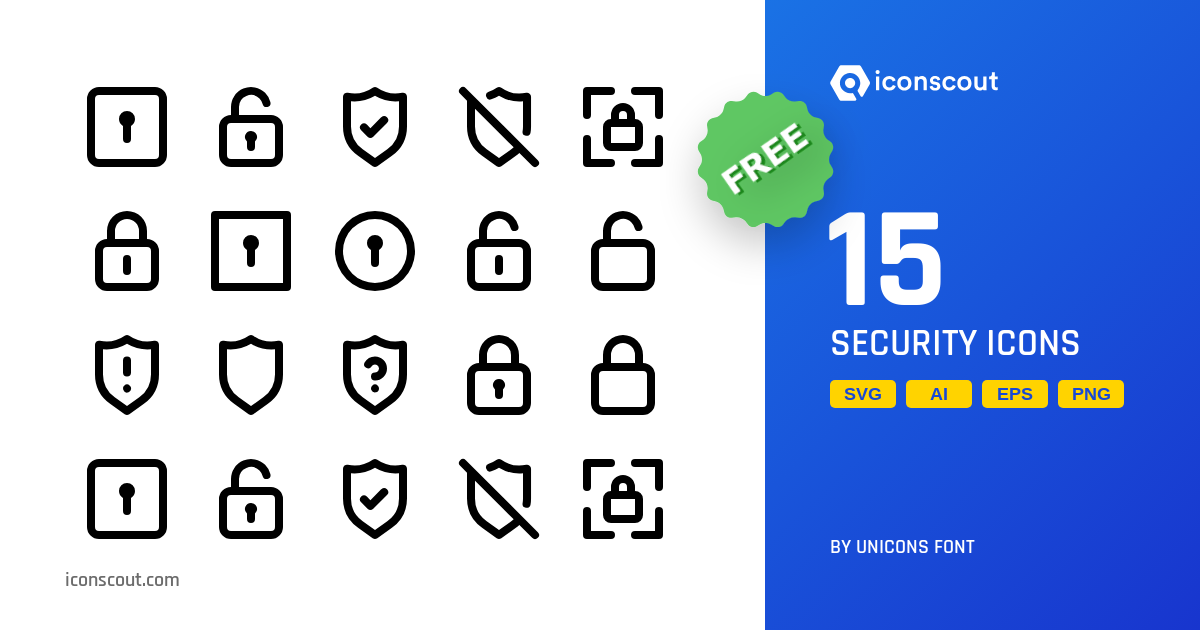 Free Security Icon Pack - 15 Free Download Icons | IconScout