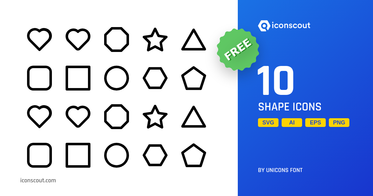 Free Shape Icon Pack - 10 Free Download Icons | IconScout