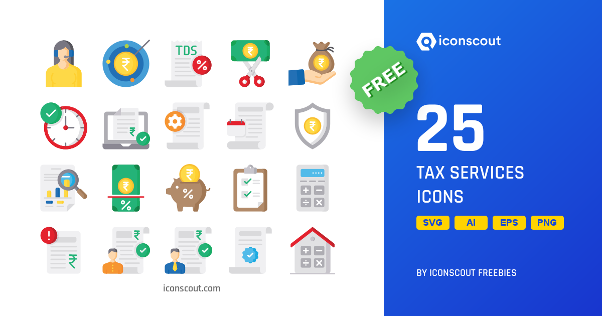 Download Tax Services Icon Pack Available In Svg, Png & Icon Fonts