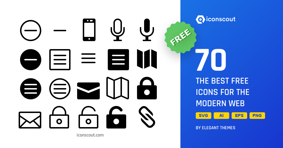 Elegant Themes Icon Pack, For Free!