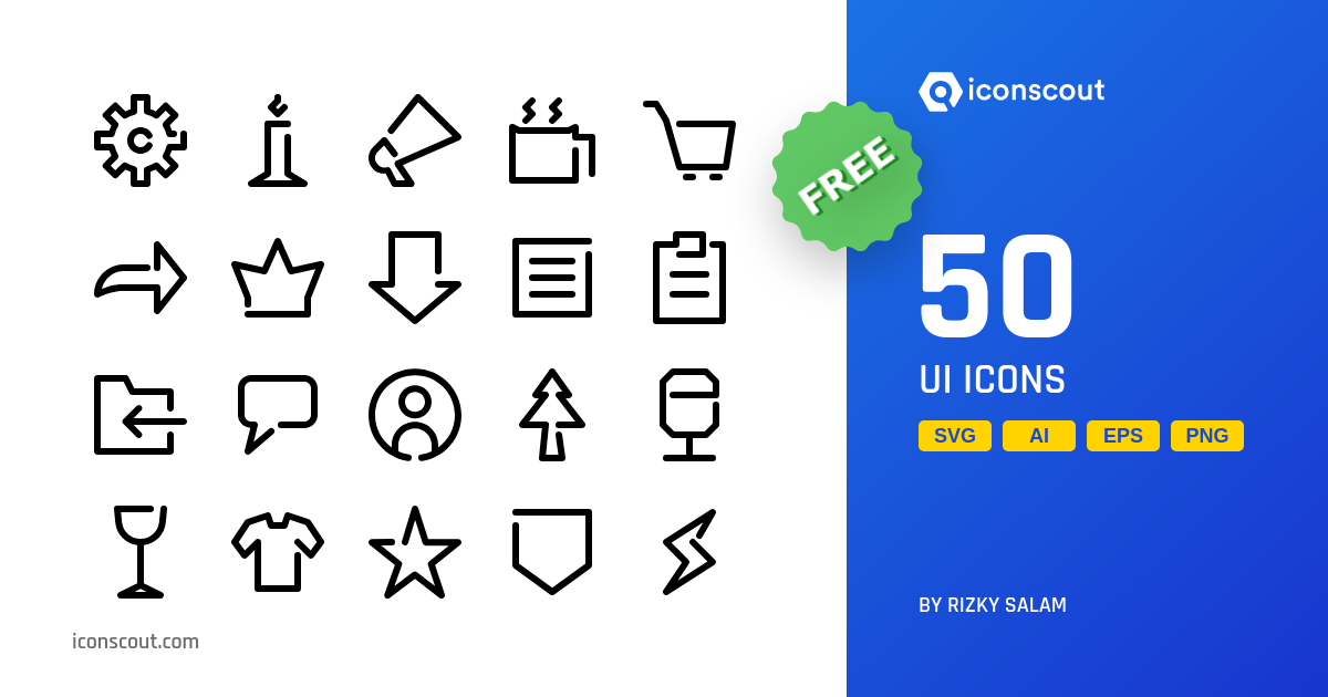 Free UI Icon Pack - 50 Free Download User Interface Icons | IconScout