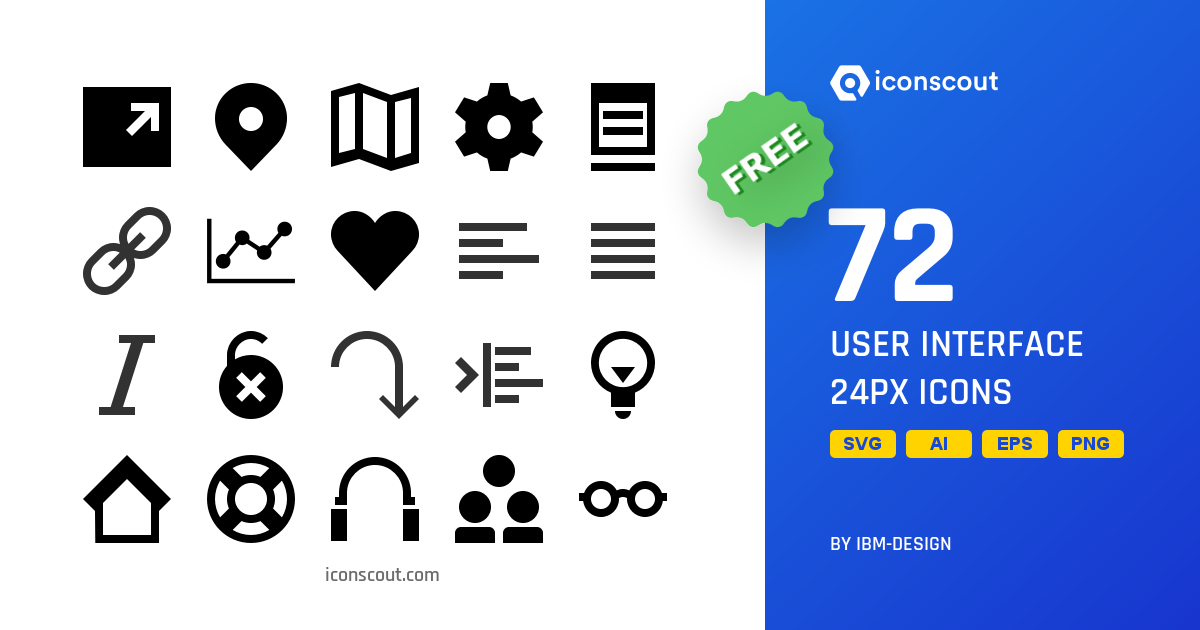 Free User Interface 24px Icon Pack - 72 Free Download User Interface ...