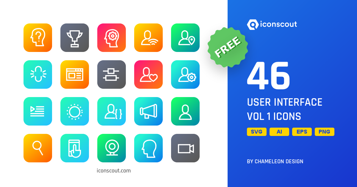 Free User Interface Vol 1 Icon Pack - 46 Free Download User Interface ...