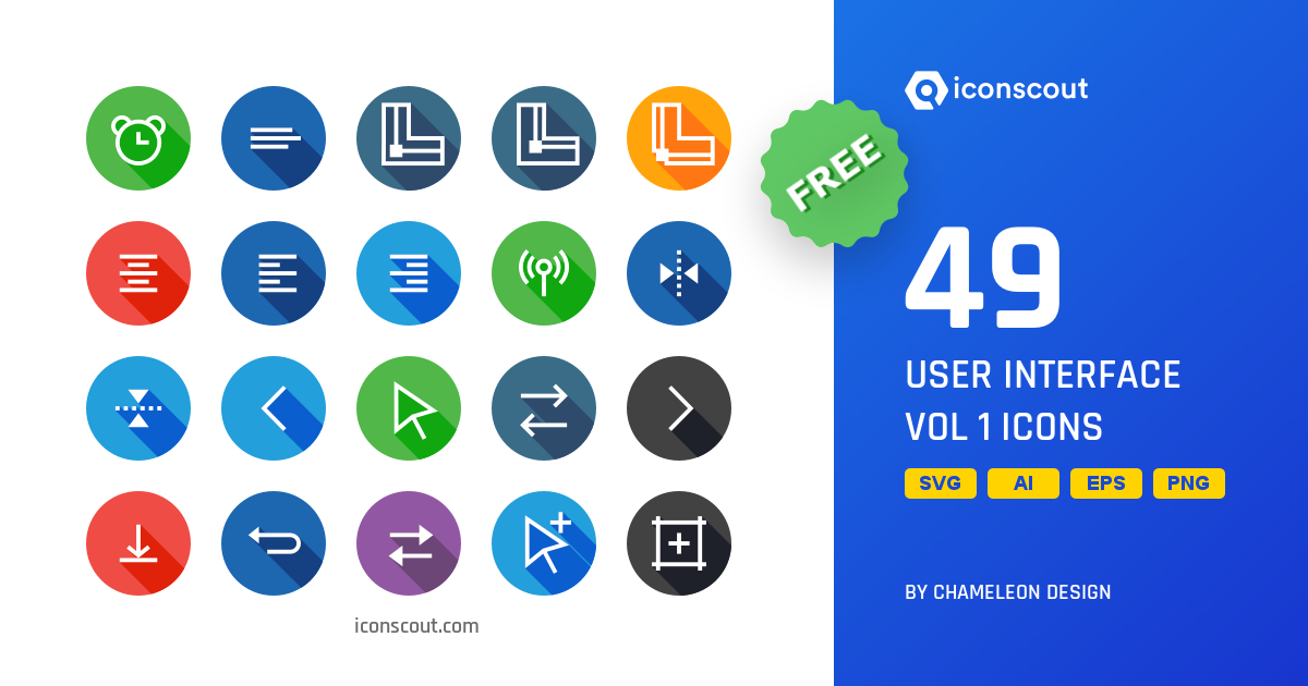 Free User Interface Vol 1 Icon Pack - 49 Free Download User Interface ...