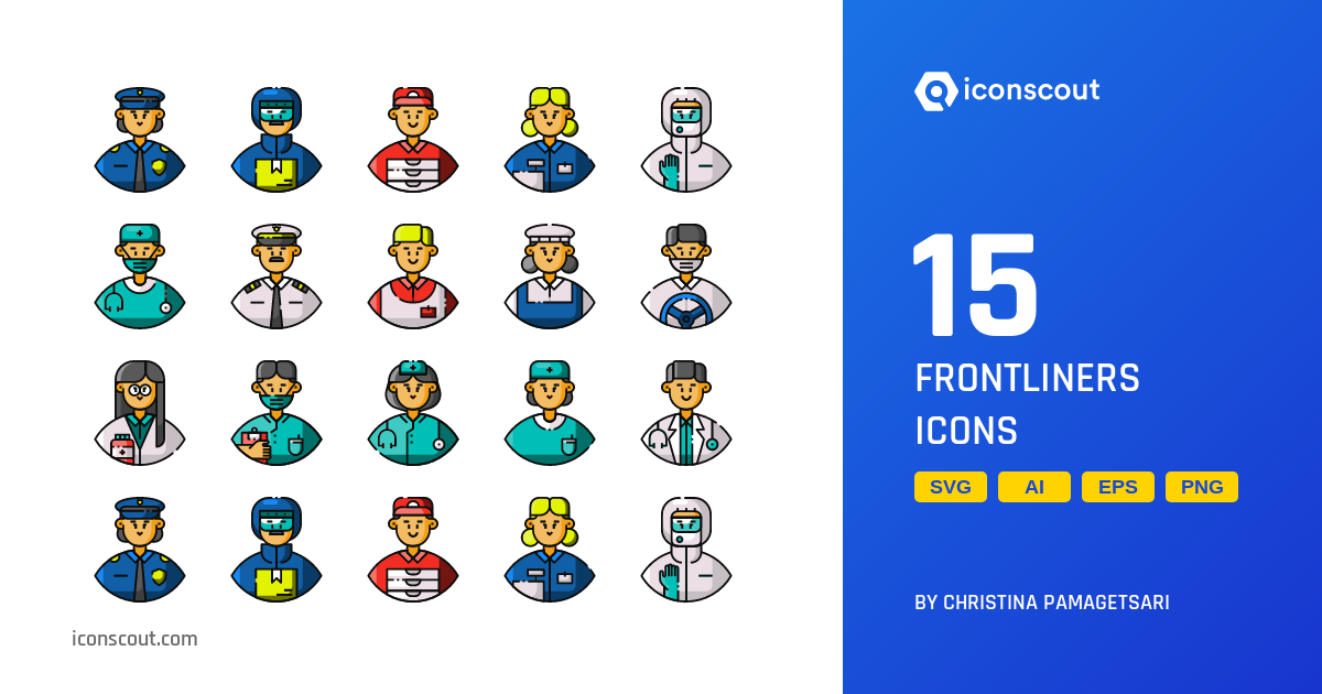 Download Download Frontliners Icon pack Available in SVG, PNG & Icon fonts