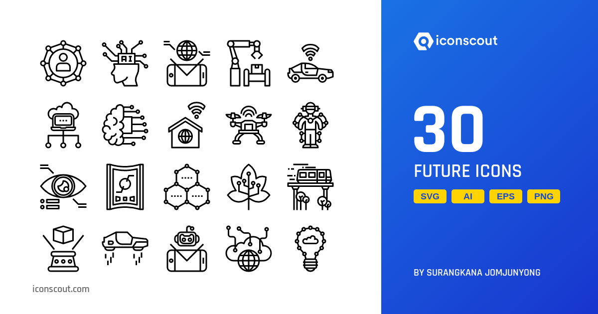 Future Icon Pack - 30 Free Download Science & Technology Icons | IconScout