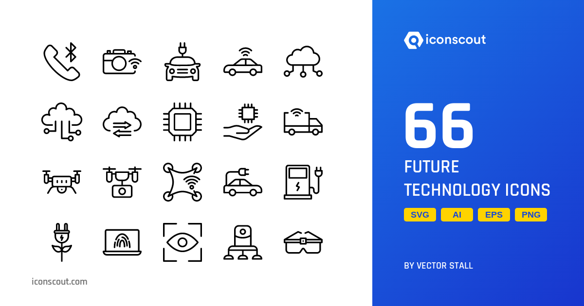 Download Future Technology Icon pack Available in SVG, PNG & Icon Fonts