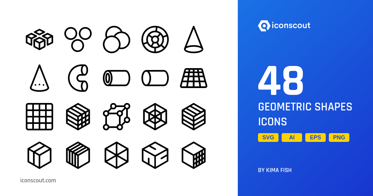 Download Geometric Shapes Icon pack Available in SVG, PNG & Icon Fonts