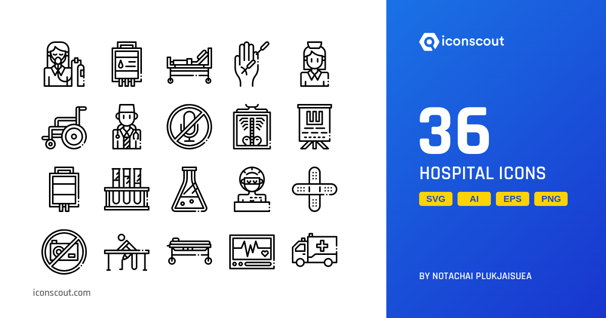 Download Hospital Icon pack Available in SVG, PNG & Icon Fonts