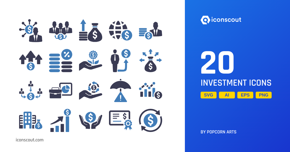 Download Investment Icon pack Available in SVG, PNG & Icon Fonts