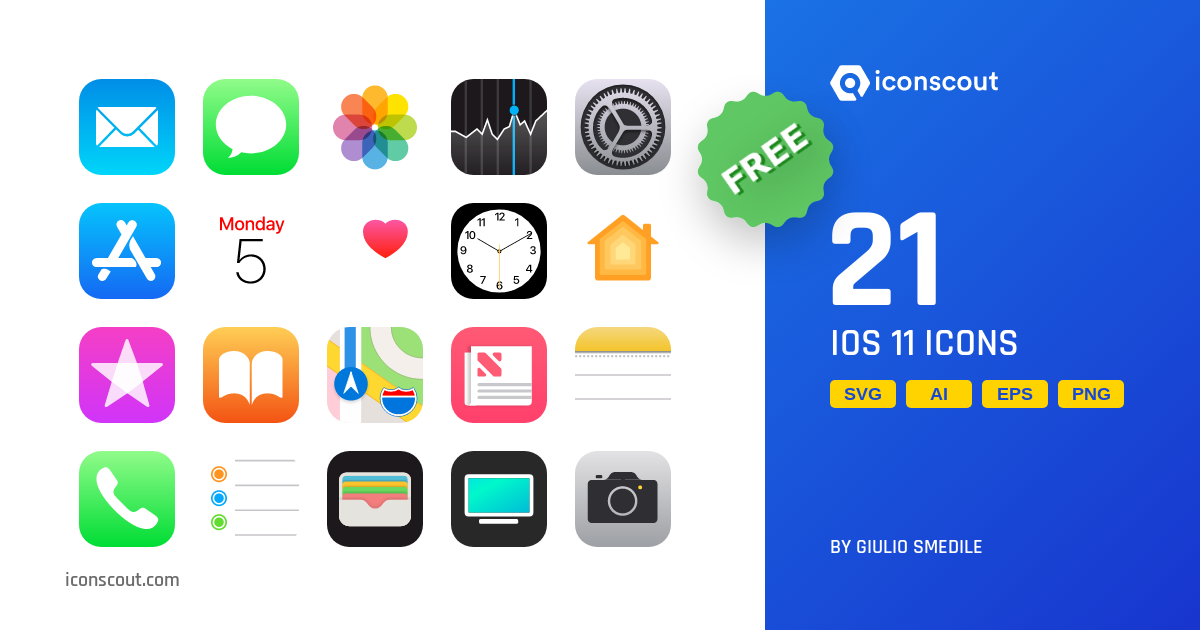 Download Download IOS 11 Icon pack - Available in SVG, PNG, EPS, AI ...