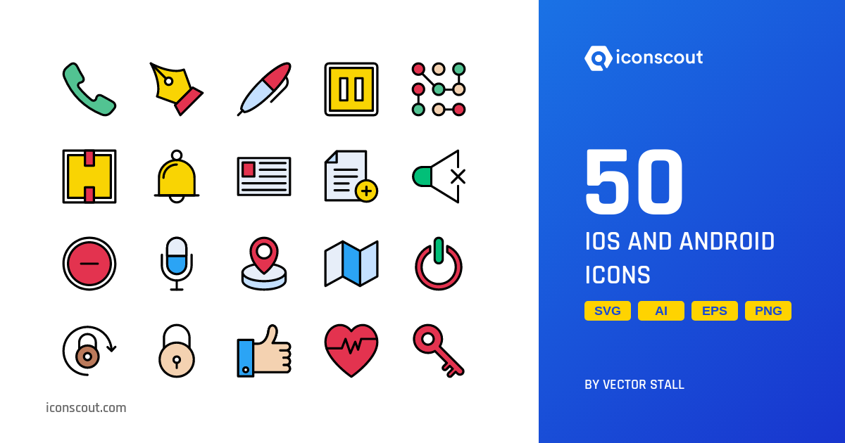 Download IOS And Android Icon pack Available in SVG, PNG & Icon Fonts