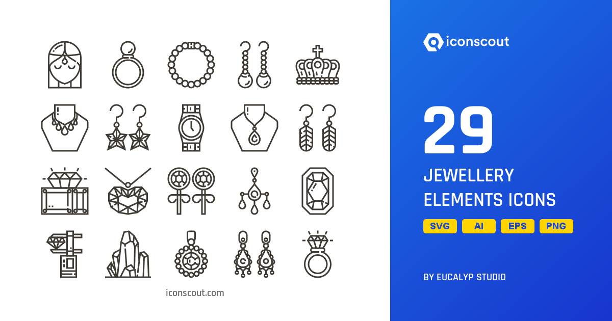 Jewellery Elements Icon Pack - 29 Free Download Beauty Icons | IconScout