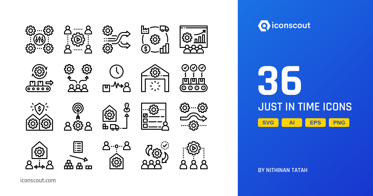 Just In Time Icon Pack - 36 Free Download Business Icons | IconScout