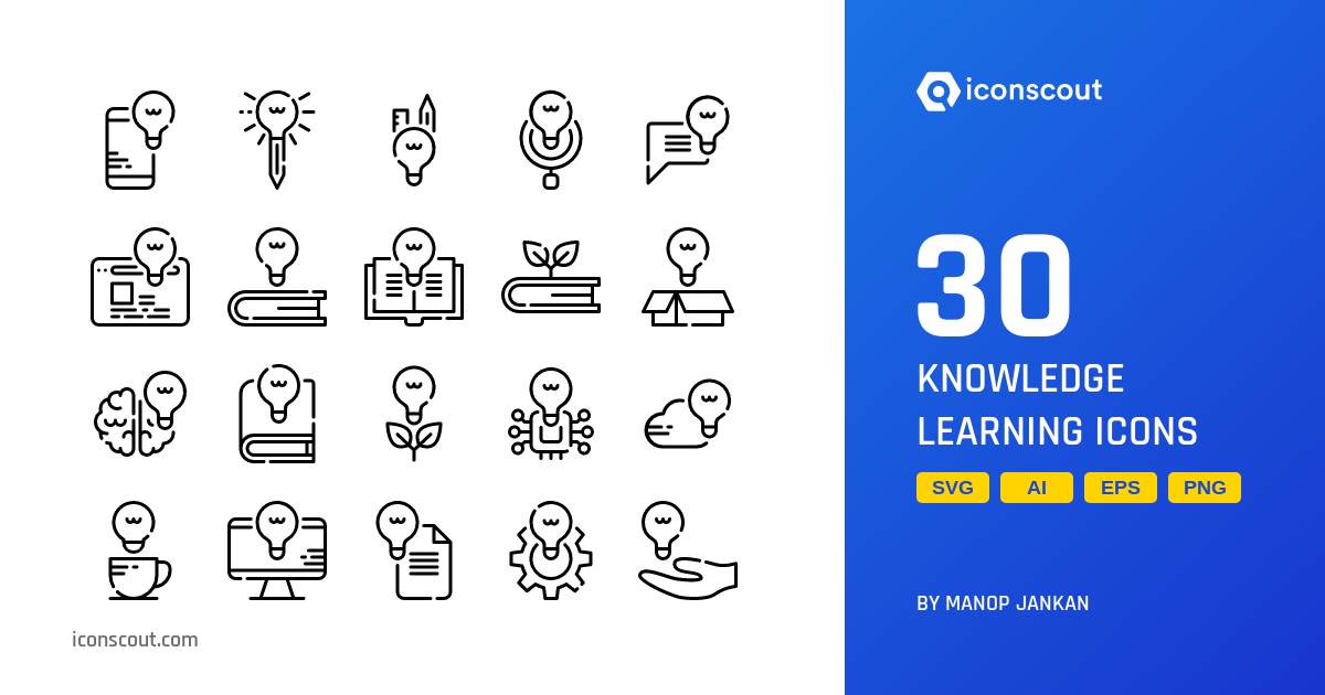 Download Knowledge Learning Icon pack Available in SVG, PNG & Icon Fonts