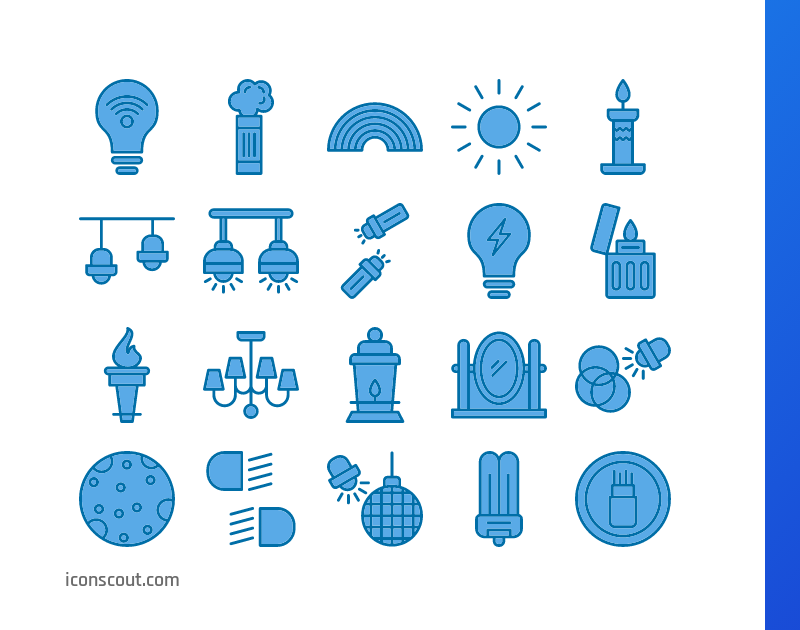 Download Lighting Icon pack Available in SVG, PNG & Icon Fonts