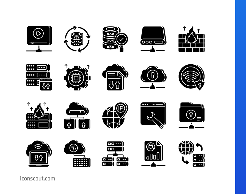 Networking Icon Pack - 120 Free Download Network & Communication Icons ...