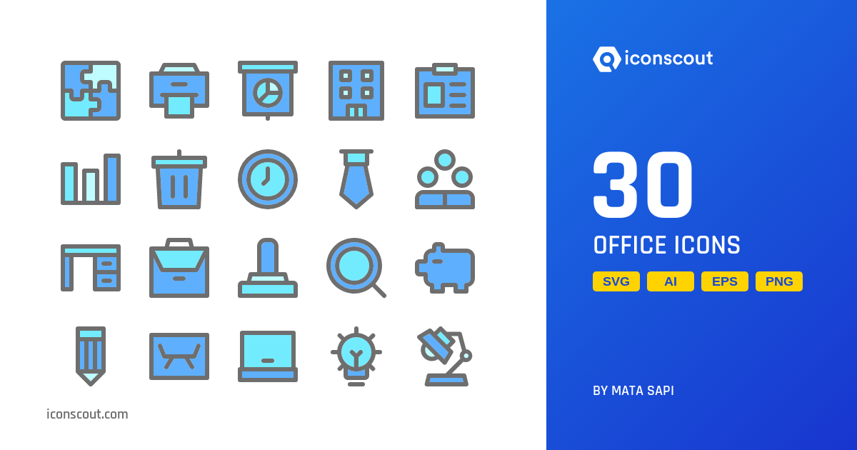 Download Office Icon pack Available in SVG, PNG & Icon Fonts