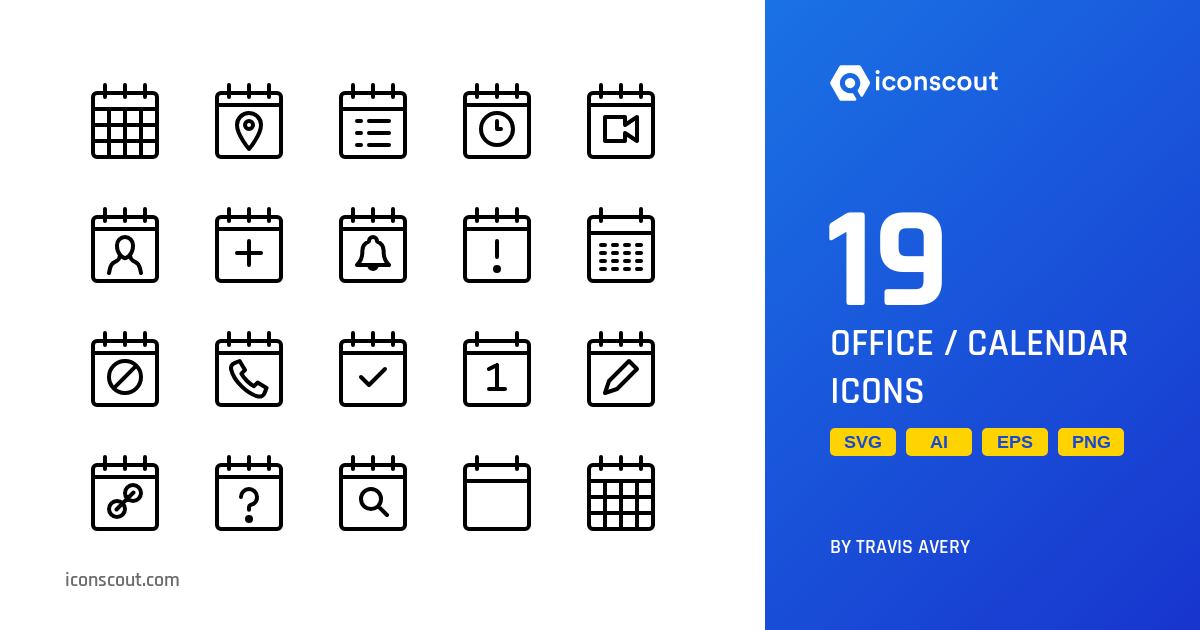 Download Office / Calendar Icon pack Available in SVG PNG Icon Fonts Download Office / Calendar Icon pack Available in SVG PNG Icon Fonts