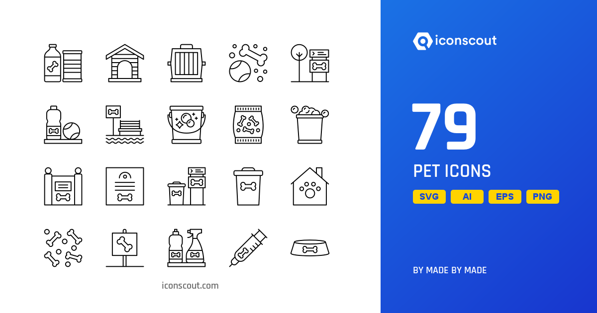 Download Pet Icon pack Available in SVG, PNG & Icon fonts