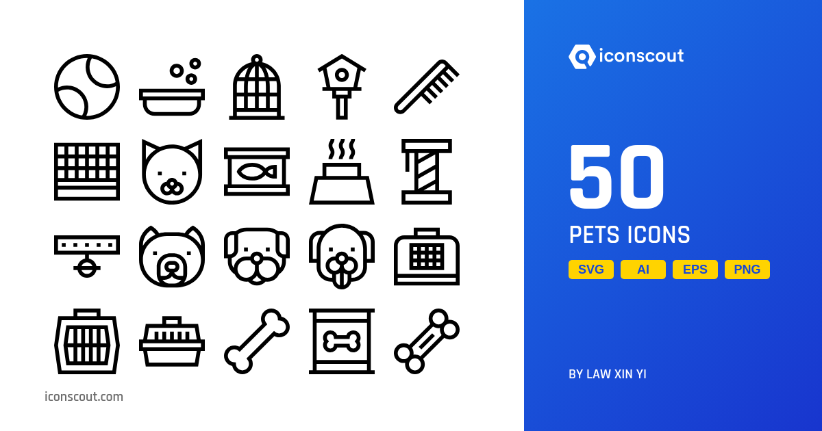 Download Pets Icon pack Available in SVG, PNG & Icon Fonts