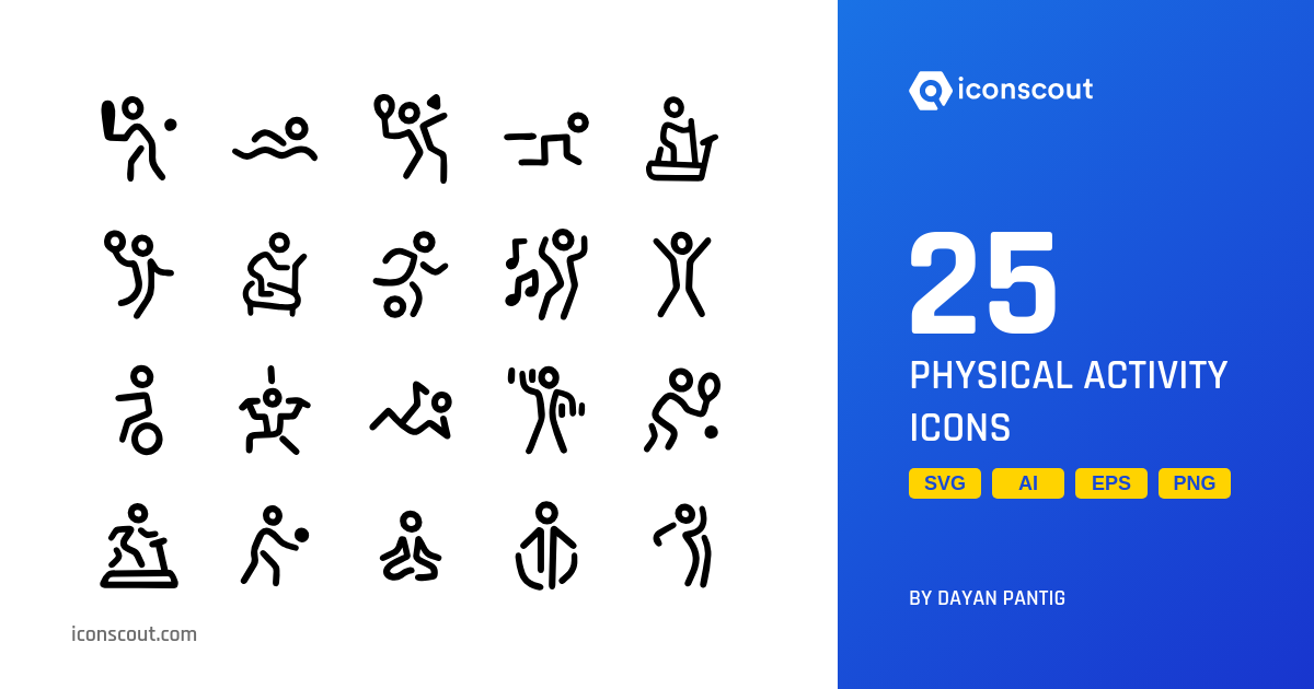 Download Physical Activity Icon pack Available in SVG, PNG & Icon Fonts