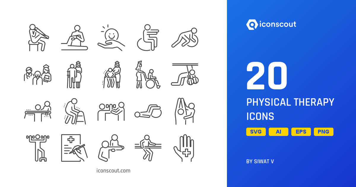 Download Physical Therapy Icon pack - Available in SVG ...