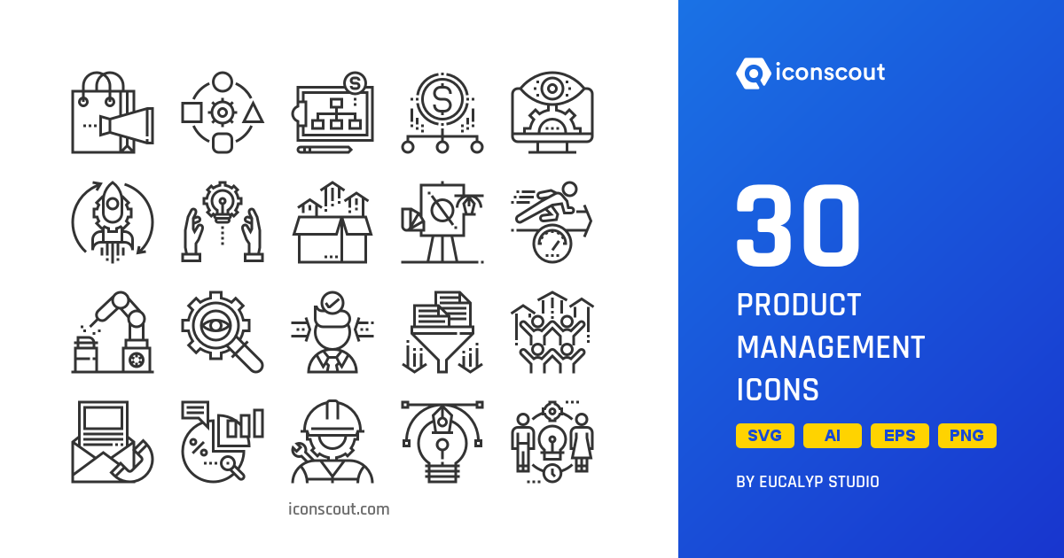 Product Management Icon Pack - 30 Free Download Business Icons | IconScout