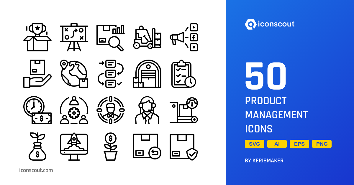 Product Management Icon Pack - 50 Free Download Business Icons | IconScout