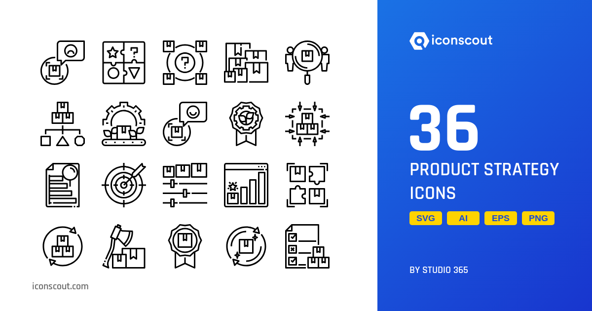 Product Strategy Icon Pack - 36 Free Download Business Icons | IconScout